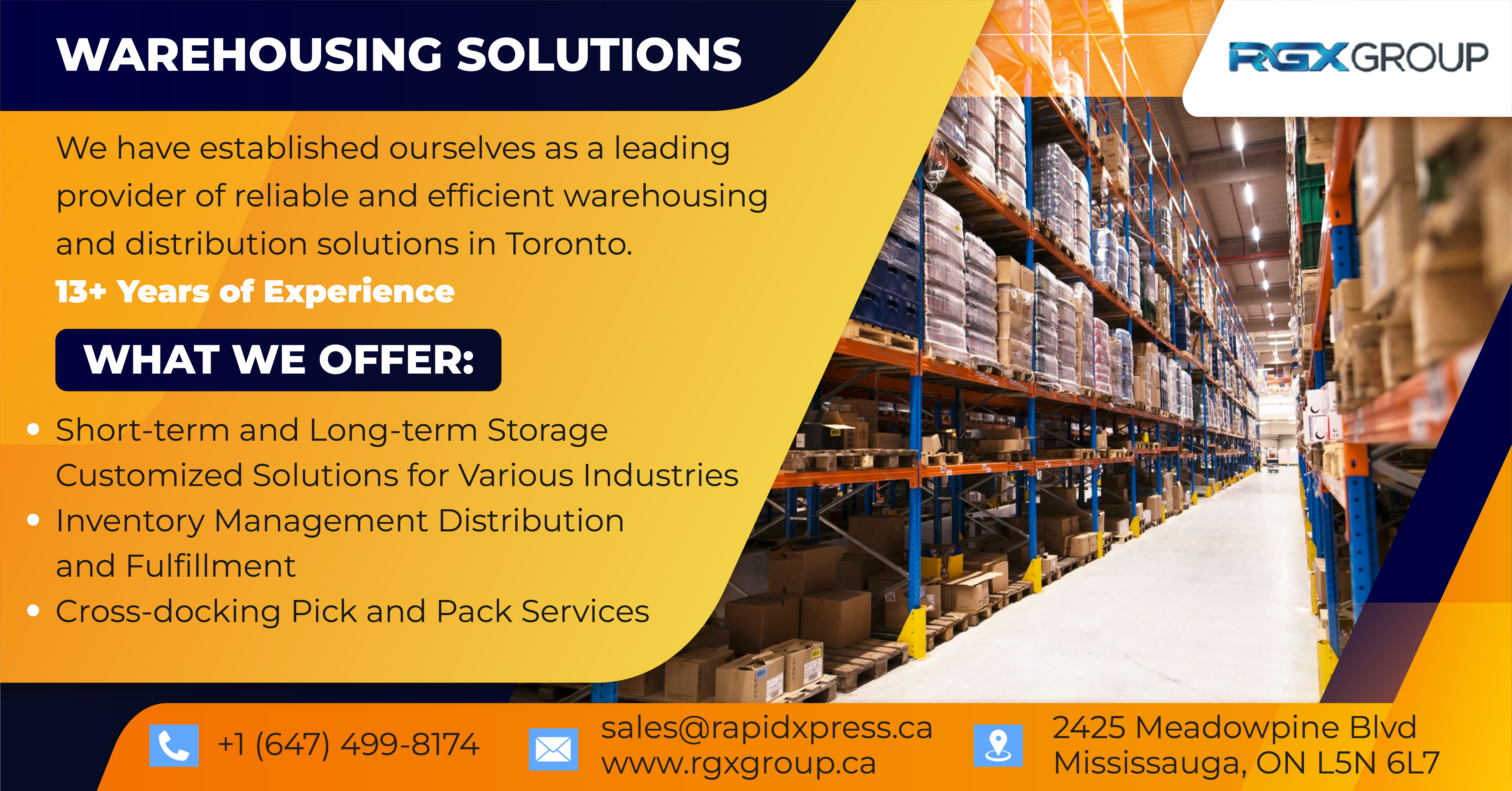 warehousing in toronto