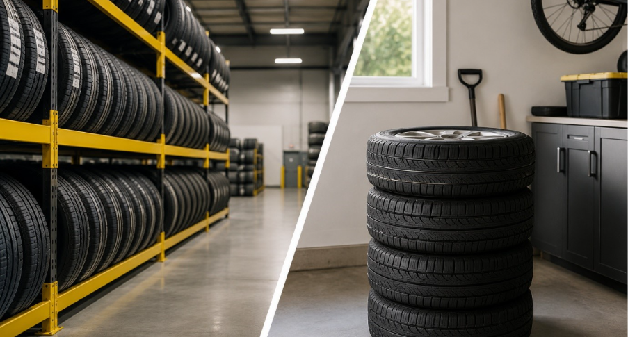 Home Tire Storage Setup
