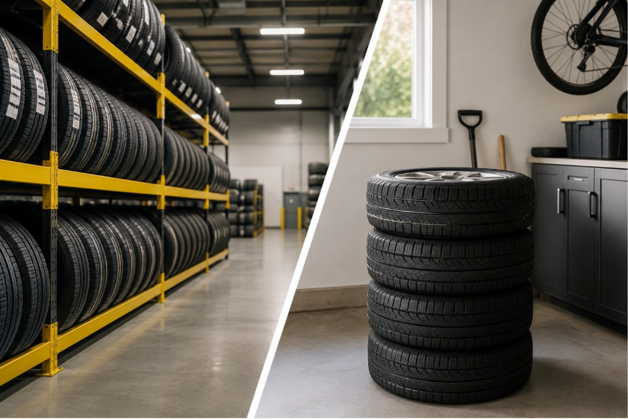 Home Tire Storage Setup